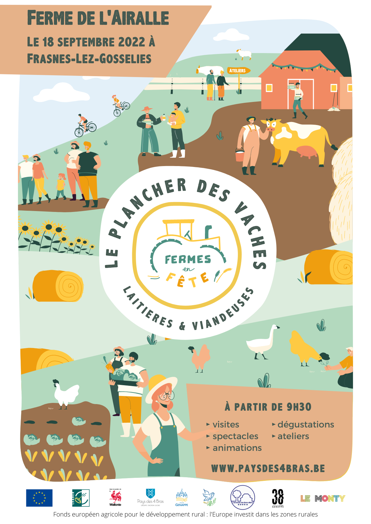 Fermes en fête AIRALLE - flyer A6 (105 x 148 mm)