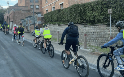 L’école Nespa organise son premier Vélobus !