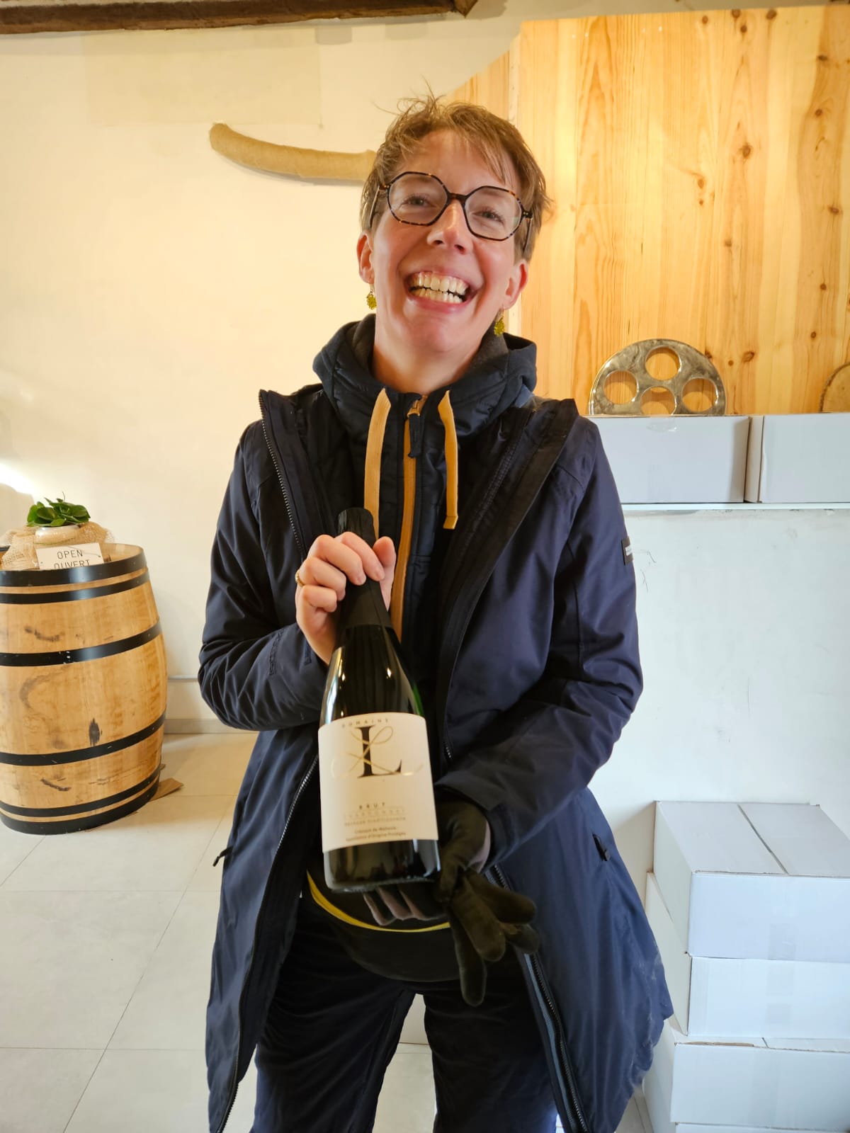 Domaine L Aline et bouteille
